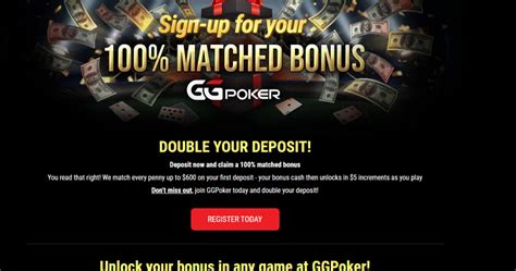 gg poker bonus deposit